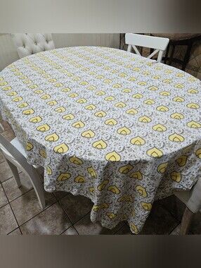 59"×95" Tablecloth - 100% Cotton